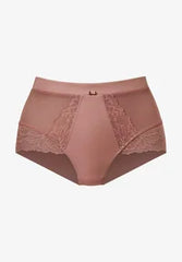Women Silky Satin Panties Underwear Sheer Mid Waist Brief Lingeries