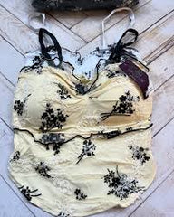 Beautiful Flower Pattern Girls Sling Tank Top Free Size