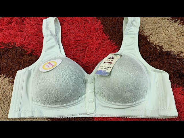 Front Open Bra Light Padded Button Bra